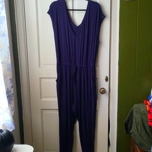 Navy Torrid Jumpsuit with pockets